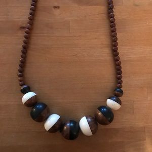 Marimekko wooden necklace